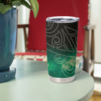 New Zealand Matariki Tumbler Cup Pleiades Star Cluster Green Galaxy
