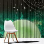New Zealand Matariki Window Curtain Pleiades Star Cluster Green Galaxy