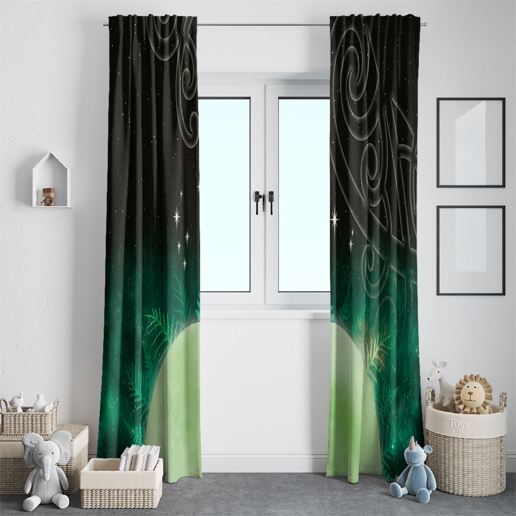 New Zealand Matariki Window Curtain Pleiades Star Cluster Green Galaxy