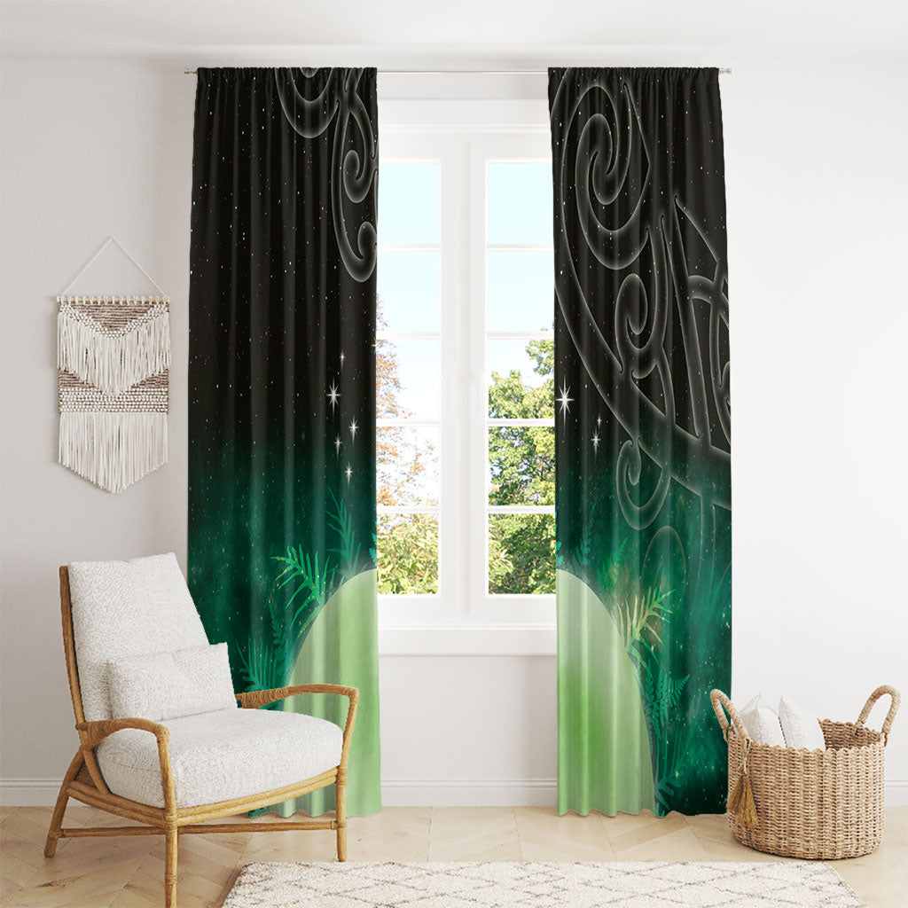 New Zealand Matariki Window Curtain Pleiades Star Cluster Green Galaxy