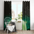 New Zealand Matariki Window Curtain Pleiades Star Cluster Green Galaxy