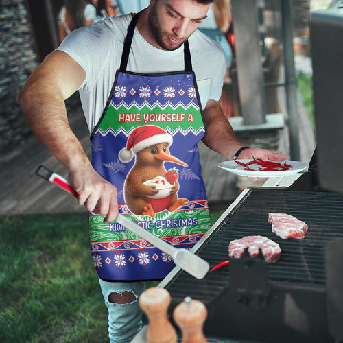 New Zealand Christmas Apron Have Yourself A Kiwi-tastic Christmas - Aussie Hoodie