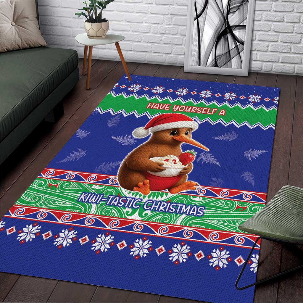 New Zealand Christmas Area Rug Have Yourself A Kiwi-tastic Christmas - Aussie Hoodie