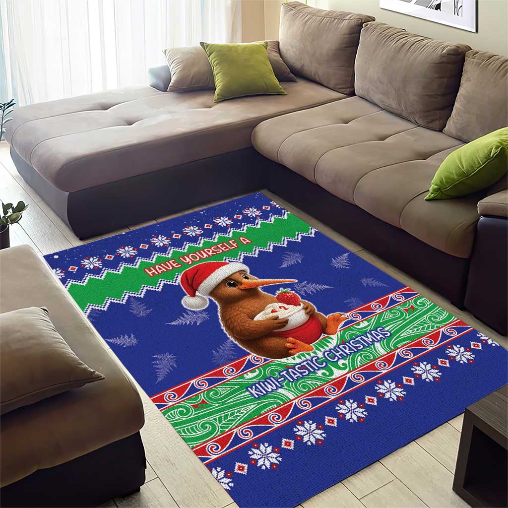 New Zealand Christmas Area Rug Have Yourself A Kiwi-tastic Christmas - Aussie Hoodie