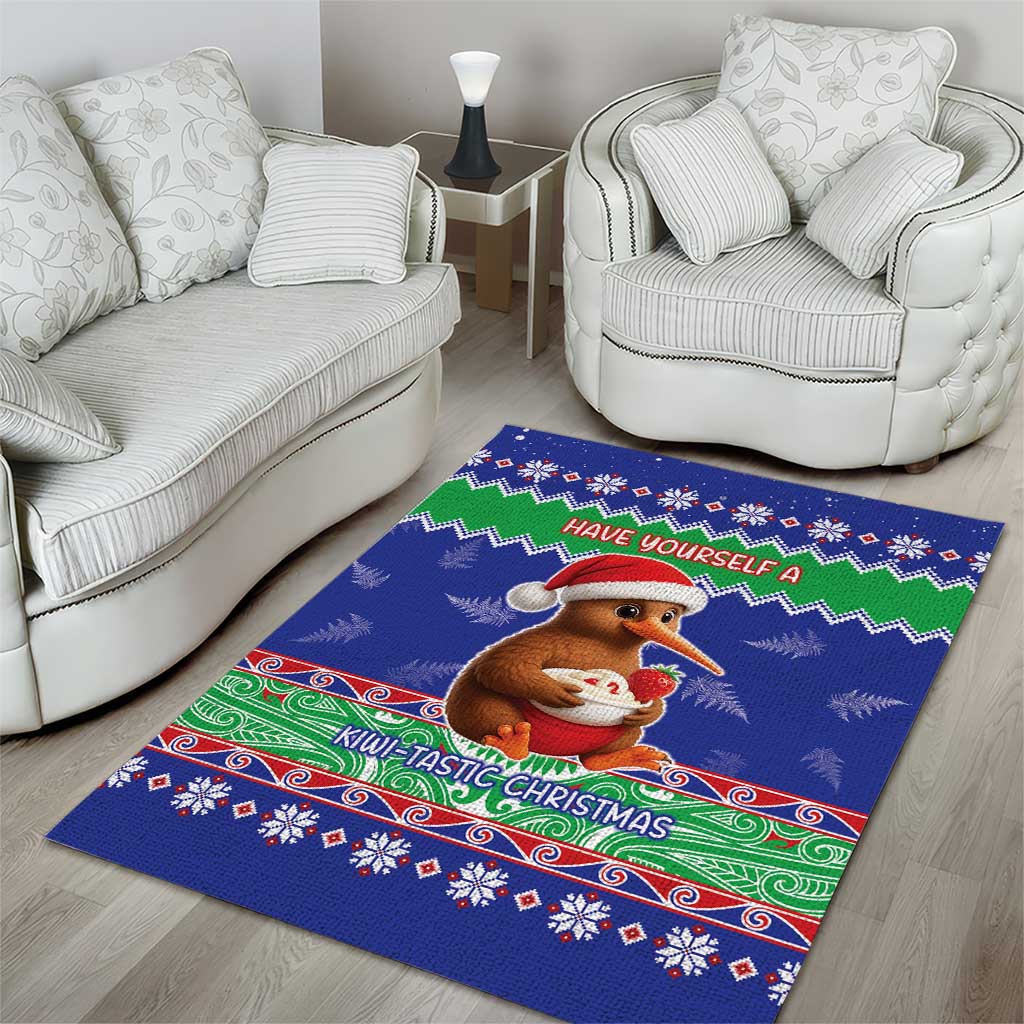 New Zealand Christmas Area Rug Have Yourself A Kiwi-tastic Christmas - Aussie Hoodie