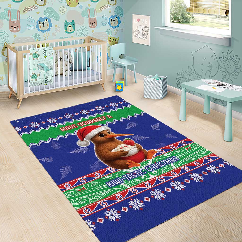 New Zealand Christmas Area Rug Have Yourself A Kiwi-tastic Christmas - Aussie Hoodie