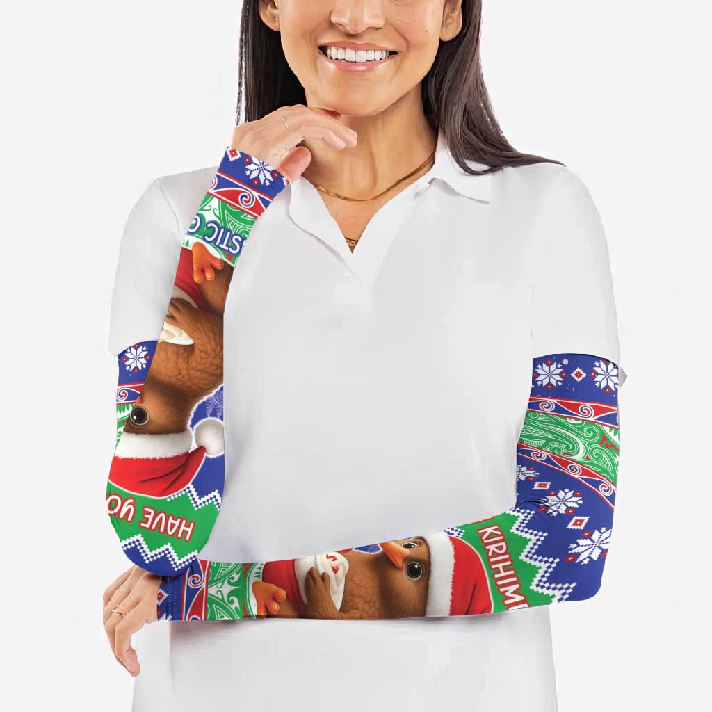 New Zealand Christmas Arm Sleeves Have Yourself A Kiwi-tastic Christmas - Aussie Hoodie