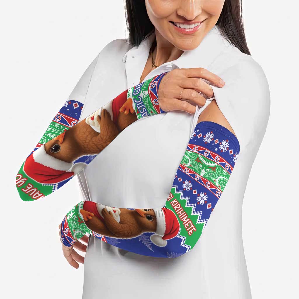 New Zealand Christmas Arm Sleeves Have Yourself A Kiwi-tastic Christmas - Aussie Hoodie