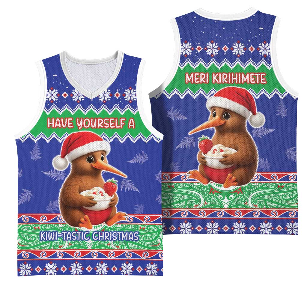 New Zealand Christmas Basketball Jersey Have Yourself A Kiwi-tastic Christmas - Aussie Hoodie