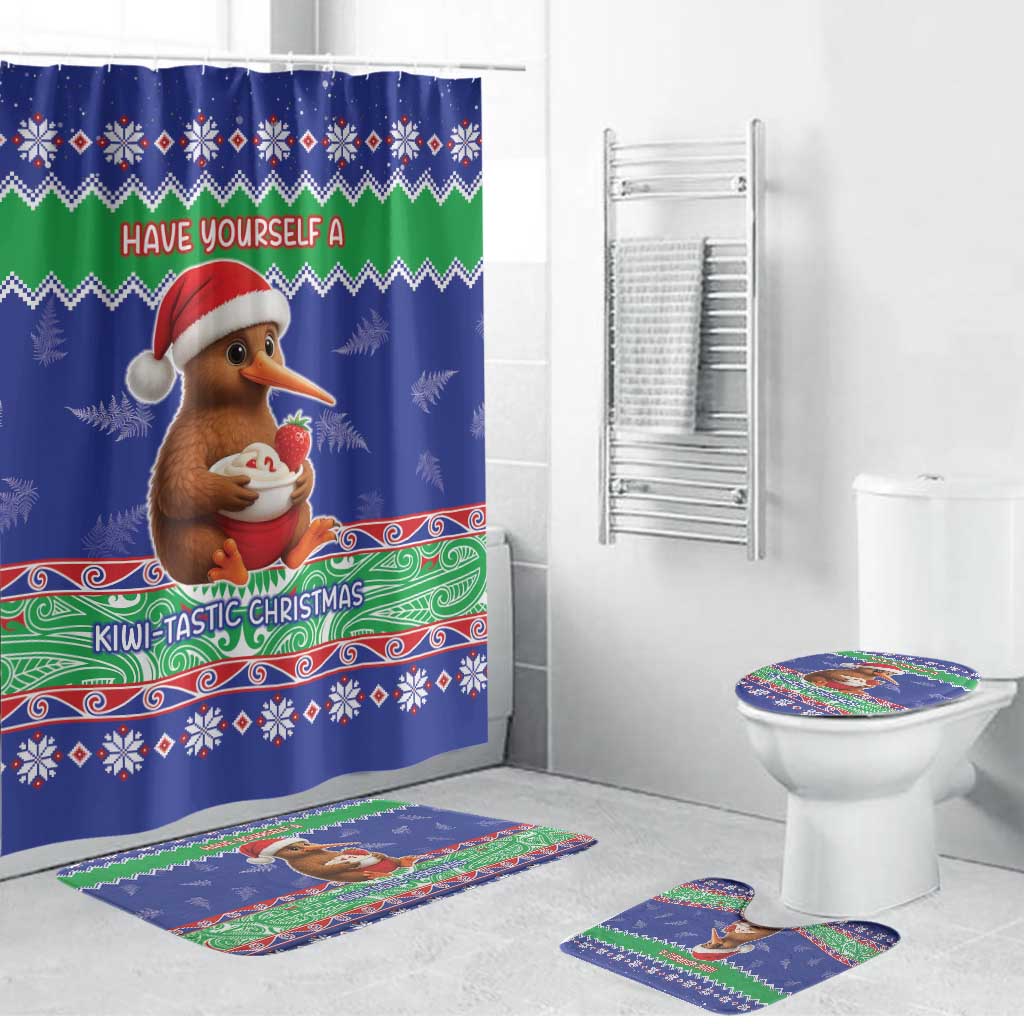 New Zealand Christmas Bathroom Set Have Yourself A Kiwi-tastic Christmas - Aussie Hoodie