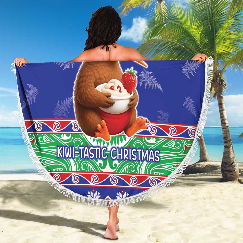 New Zealand Christmas Beach Blanket Have Yourself A Kiwi-tastic Christmas - Aussie Hoodie