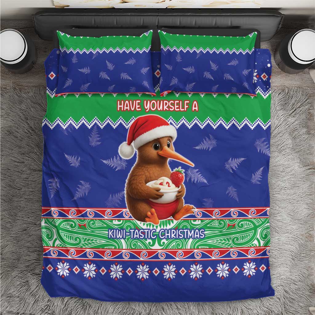 New Zealand Christmas Bedding Set Have Yourself A Kiwi-tastic Christmas - Aussie Hoodie