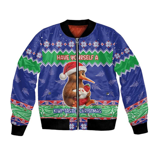 New Zealand Christmas Bomber Jacket Have Yourself A Kiwi-tastic Christmas - Aussie Hoodie