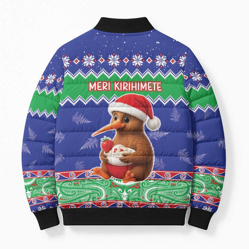 New Zealand Christmas Bomber Puffer Jacket Have Yourself A Kiwi-tastic Christmas - Aussie Hoodie