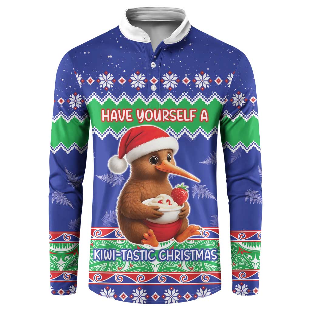 New Zealand Christmas Button Sweatshirt Have Yourself A Kiwi-tastic Christmas - Aussie Hoodie