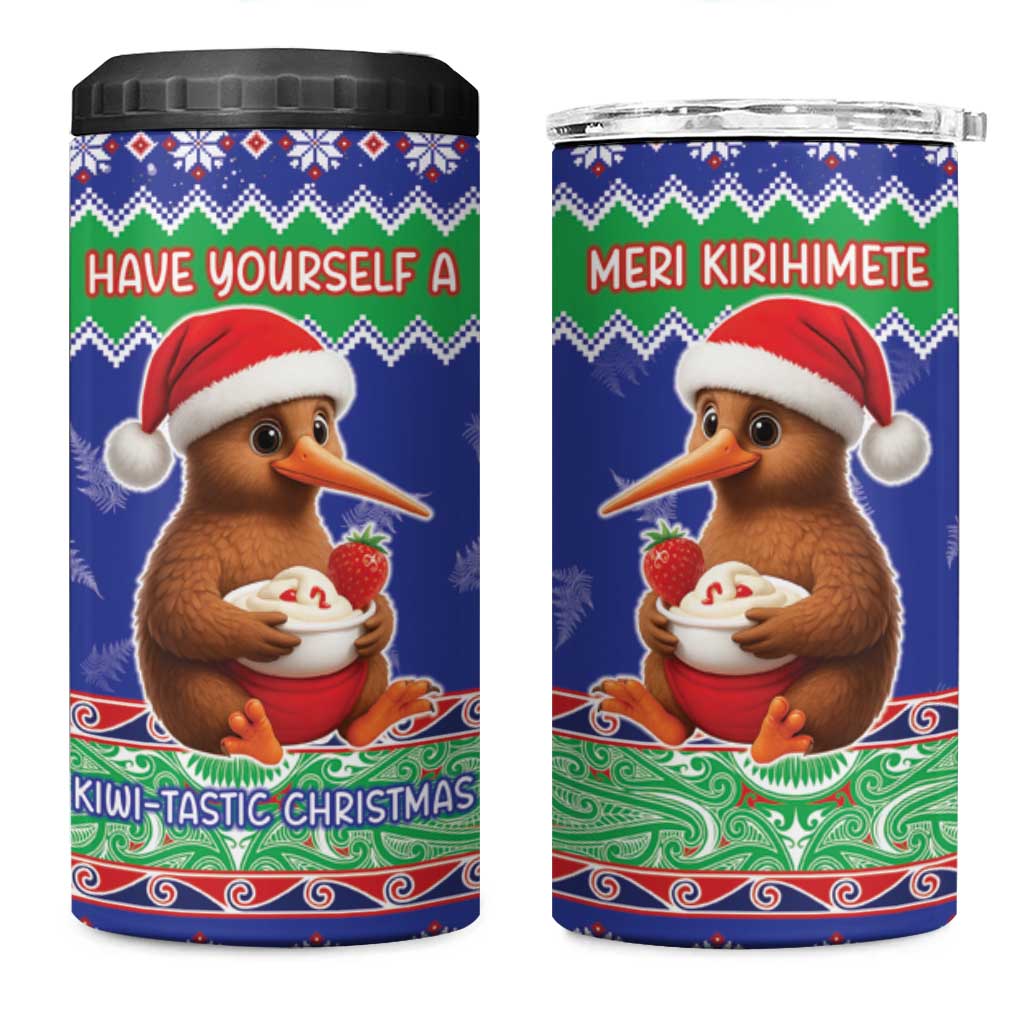 New Zealand Christmas 4 in 1 Can Cooler Tumbler Have Yourself A Kiwi-tastic Christmas - Aussie Hoodie