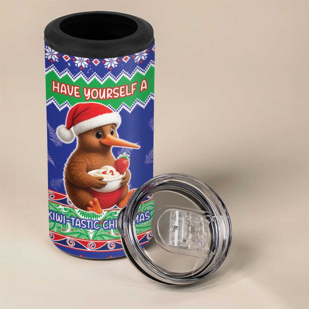 New Zealand Christmas 4 in 1 Can Cooler Tumbler Have Yourself A Kiwi-tastic Christmas - Aussie Hoodie