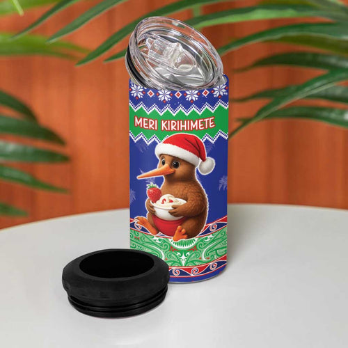 New Zealand Christmas 4 in 1 Can Cooler Tumbler Have Yourself A Kiwi-tastic Christmas - Aussie Hoodie