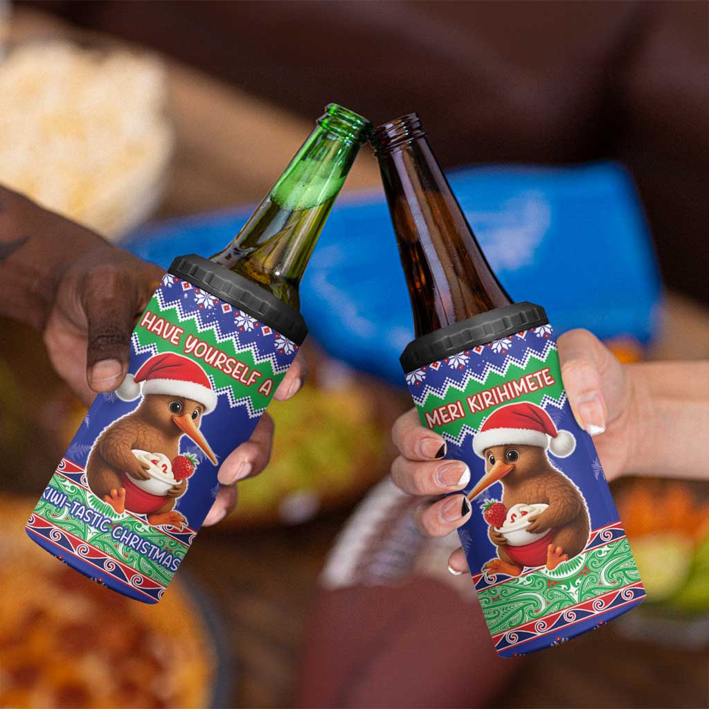 New Zealand Christmas 4 in 1 Can Cooler Tumbler Have Yourself A Kiwi-tastic Christmas - Aussie Hoodie