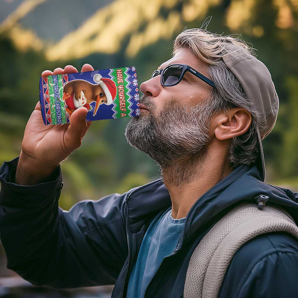 New Zealand Christmas 4 in 1 Can Cooler Tumbler Have Yourself A Kiwi-tastic Christmas - Aussie Hoodie