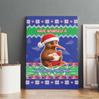 New Zealand Christmas Canvas Wall Art Have Yourself A Kiwi-tastic Christmas - Aussie Hoodie