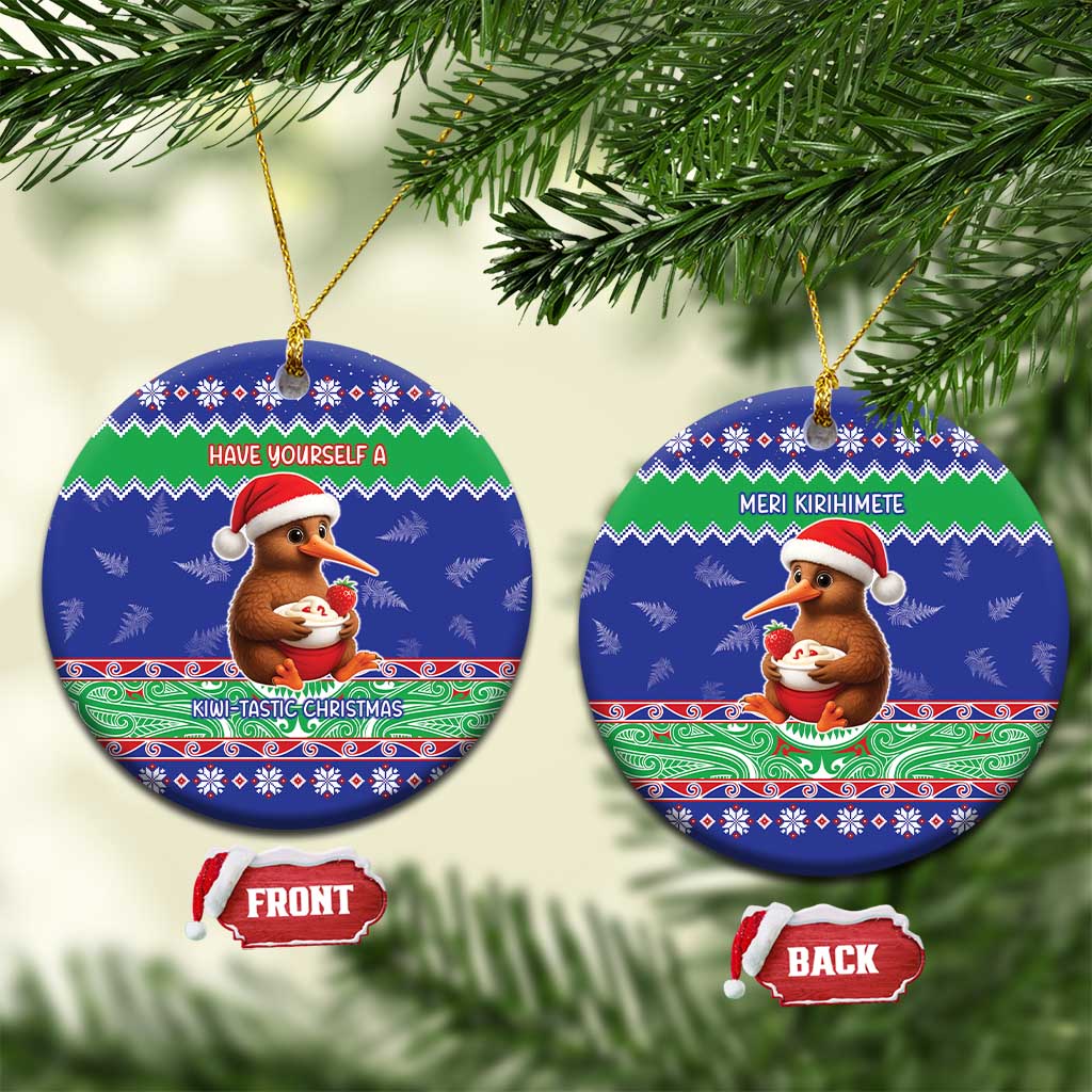 New Zealand Christmas Ceramic Ornament Have Yourself A Kiwi-tastic Christmas - Aussie Hoodie