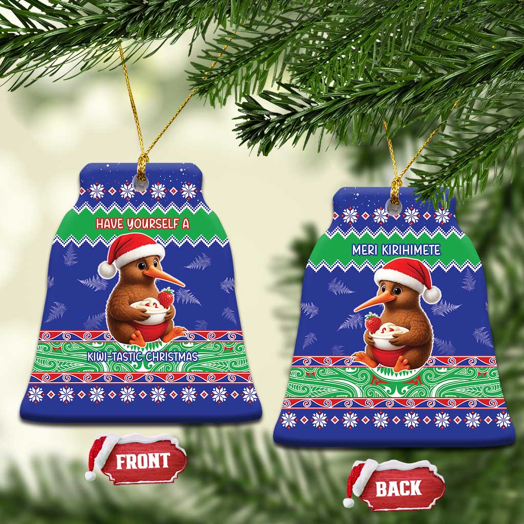 New Zealand Christmas Ceramic Ornament Have Yourself A Kiwi-tastic Christmas - Aussie Hoodie