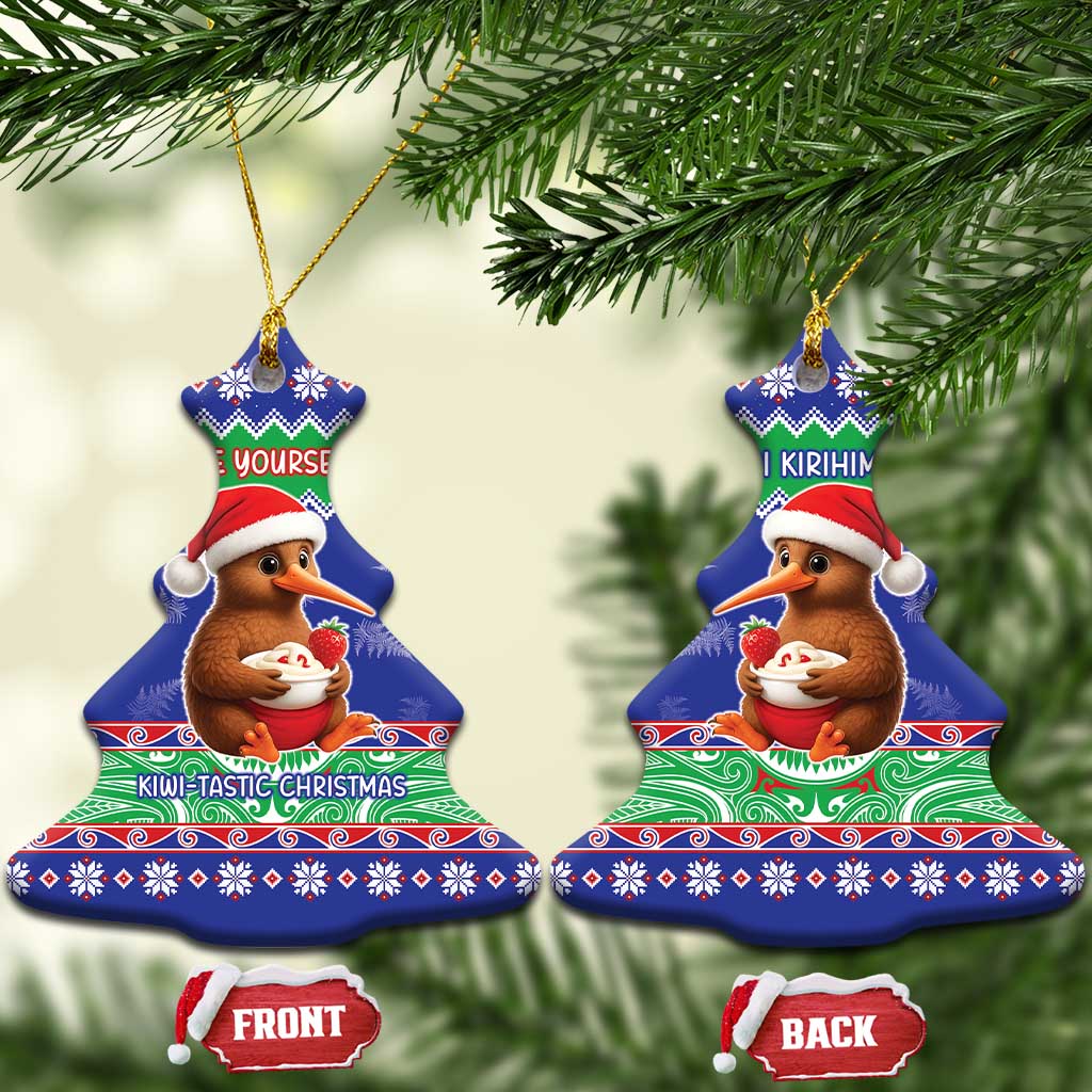 New Zealand Christmas Ceramic Ornament Have Yourself A Kiwi-tastic Christmas - Aussie Hoodie