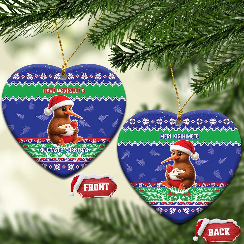 New Zealand Christmas Ceramic Ornament Have Yourself A Kiwi-tastic Christmas - Aussie Hoodie