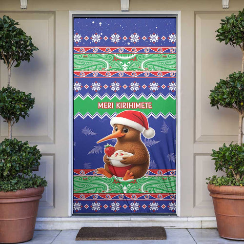 New Zealand Christmas Door Cover Have Yourself A Kiwi-tastic Christmas - Aussie Hoodie