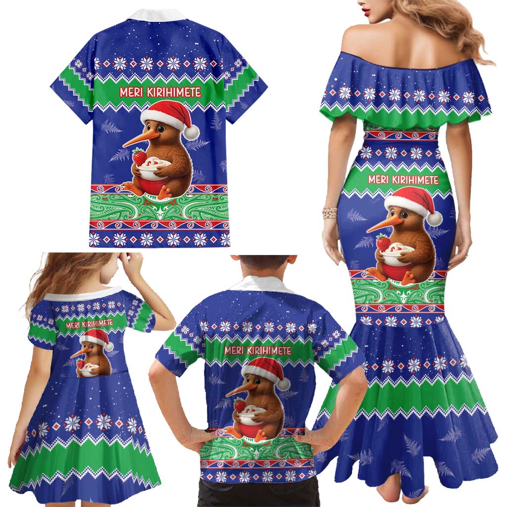 New Zealand Christmas Family Matching Mermaid Dress and Hawaiian Shirt Have Yourself A Kiwi-tastic Christmas - Aussie Hoodie