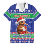 New Zealand Christmas Family Matching Mermaid Dress and Hawaiian Shirt Have Yourself A Kiwi-tastic Christmas - Aussie Hoodie