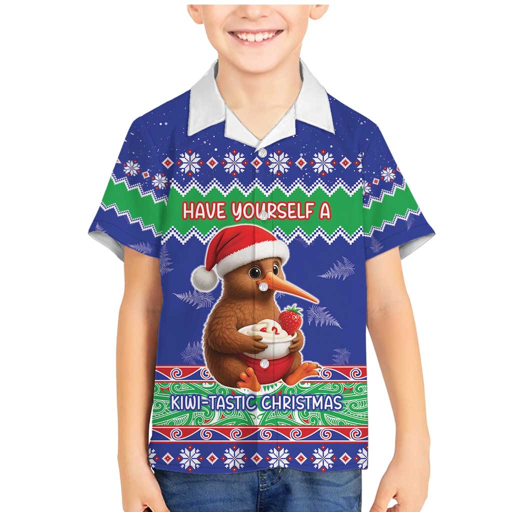 New Zealand Christmas Family Matching Mermaid Dress and Hawaiian Shirt Have Yourself A Kiwi-tastic Christmas - Aussie Hoodie