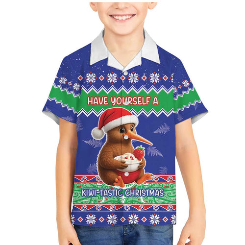 New Zealand Christmas Family Matching Mermaid Dress and Hawaiian Shirt Have Yourself A Kiwi-tastic Christmas - Aussie Hoodie