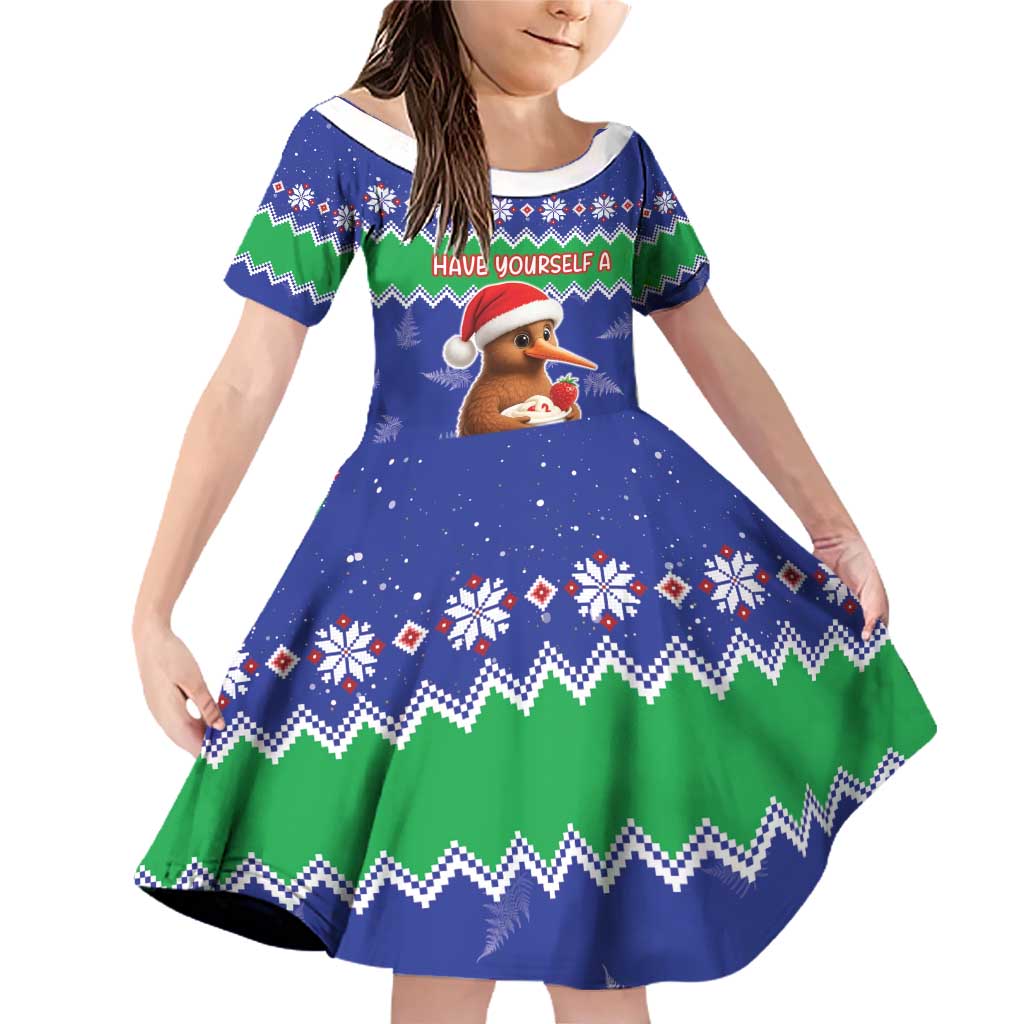 New Zealand Christmas Family Matching Off Shoulder Short Dress and Hawaiian Shirt Have Yourself A Kiwi-tastic Christmas - Aussie Hoodie