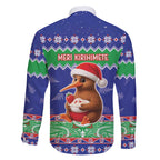 New Zealand Christmas Family Matching Off Shoulder Short Dress and Hawaiian Shirt Have Yourself A Kiwi-tastic Christmas - Aussie Hoodie