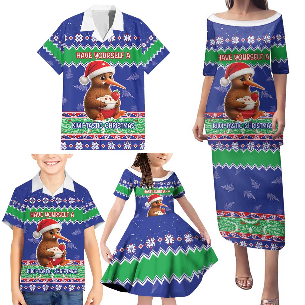 New Zealand Christmas Family Matching Puletasi and Hawaiian Shirt Have Yourself A Kiwi-tastic Christmas - Aussie Hoodie