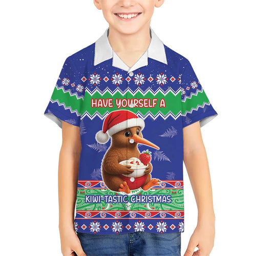 New Zealand Christmas Hawaiian Shirt Have Yourself A Kiwi-tastic Christmas - Aussie Hoodie