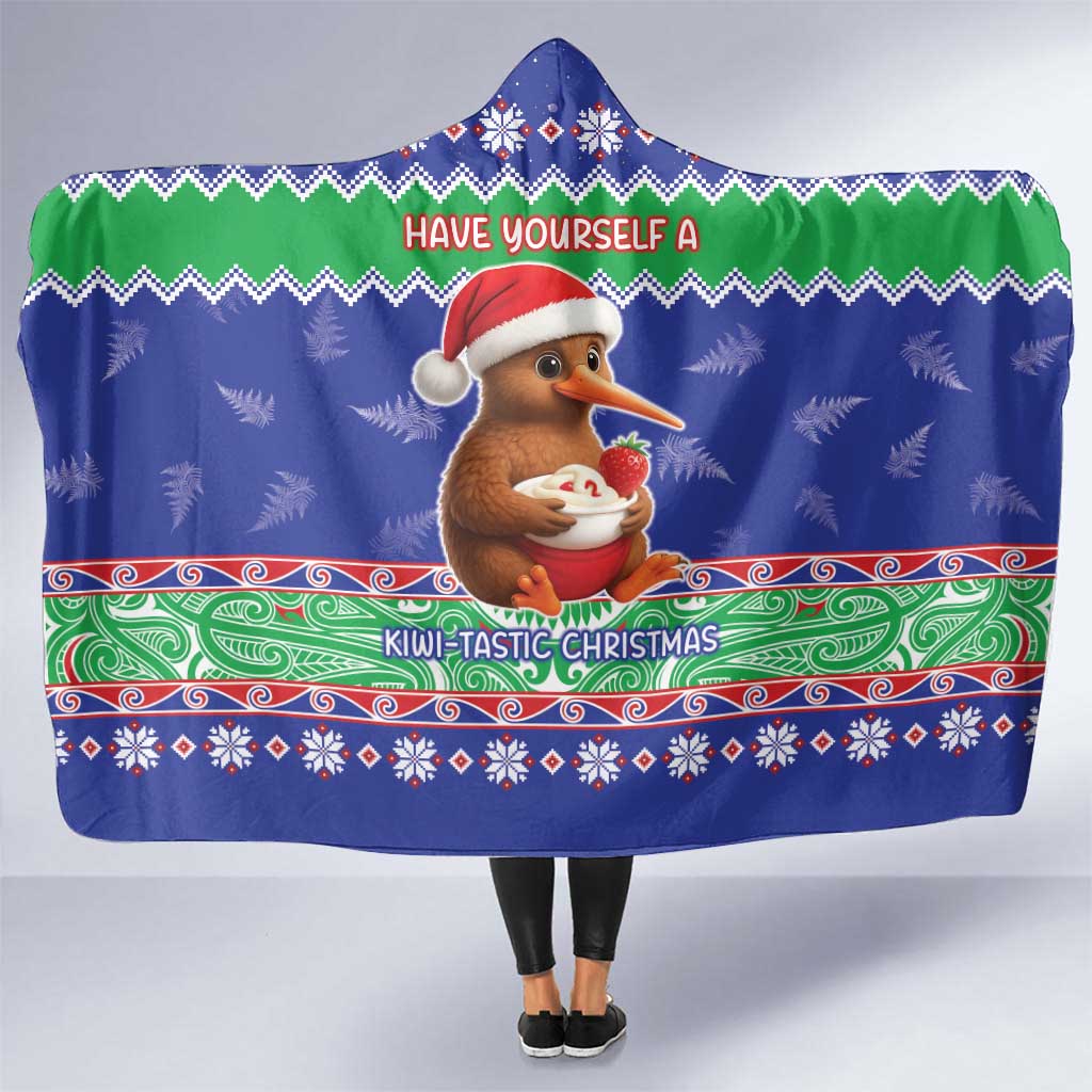 New Zealand Christmas Hooded Blanket Have Yourself A Kiwi-tastic Christmas - Aussie Hoodie