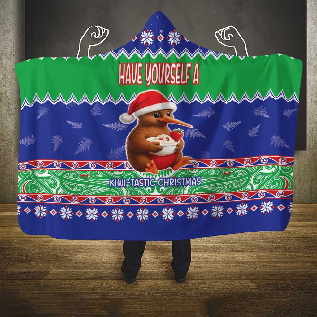 New Zealand Christmas Hooded Blanket Have Yourself A Kiwi-tastic Christmas - Aussie Hoodie
