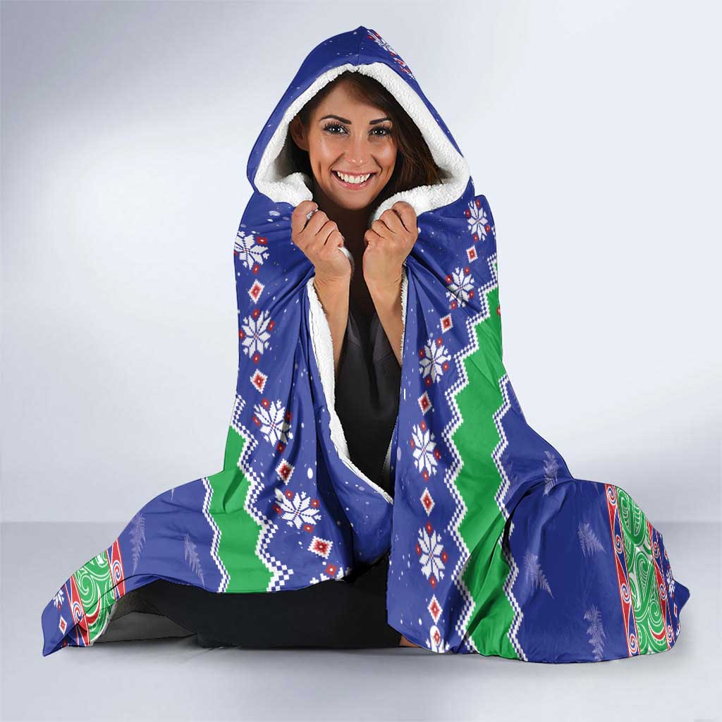 New Zealand Christmas Hooded Blanket Have Yourself A Kiwi-tastic Christmas - Aussie Hoodie