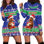 New Zealand Christmas Hoodie Dress Have Yourself A Kiwi-tastic Christmas - Aussie Hoodie