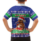 New Zealand Christmas Kid Hawaiian Shirt Have Yourself A Kiwi-tastic Christmas - Aussie Hoodie