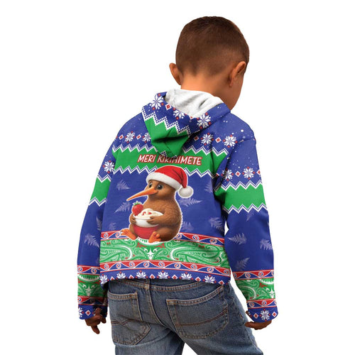 New Zealand Christmas Kid Hoodie Have Yourself A Kiwi-tastic Christmas - Aussie Hoodie