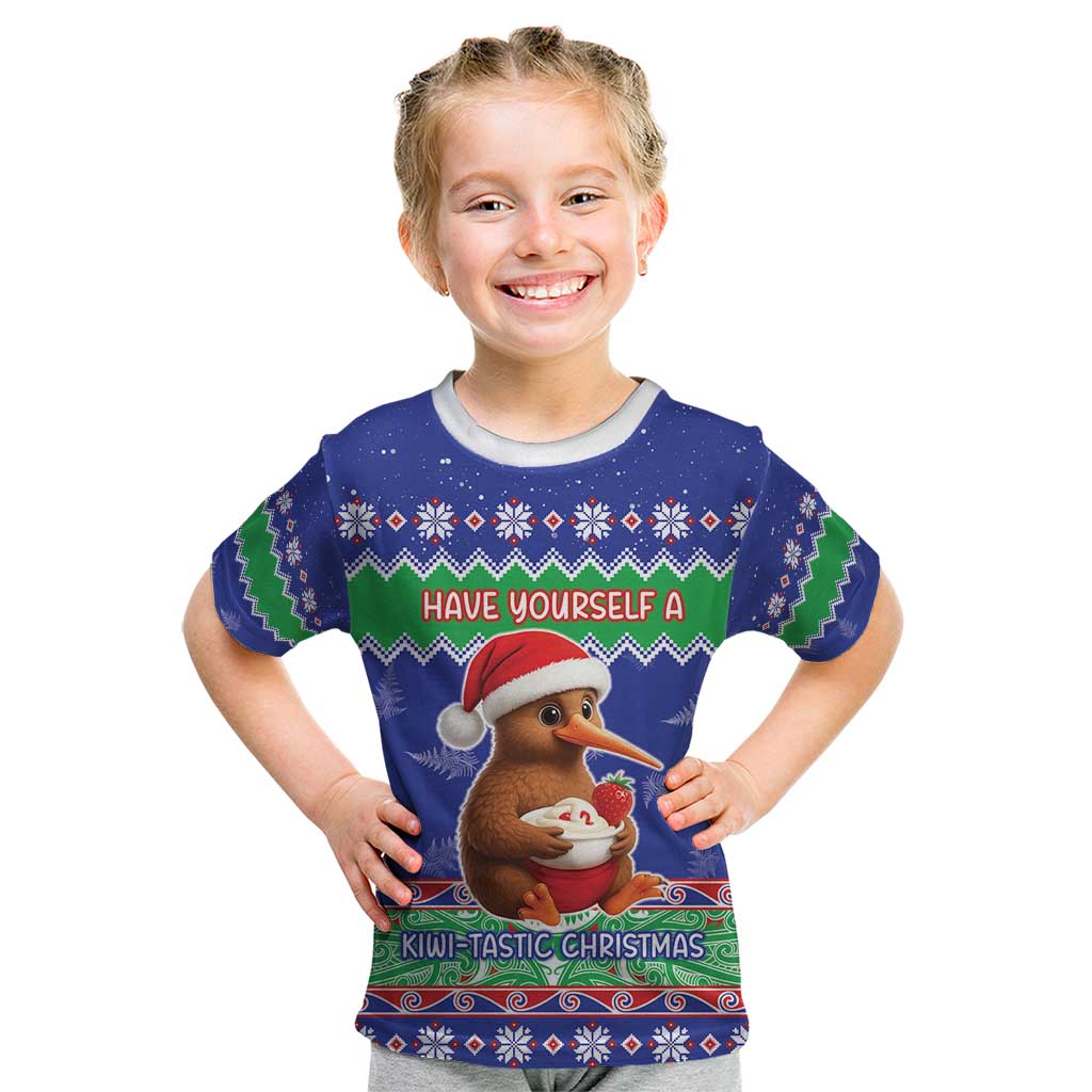New Zealand Christmas Kid T Shirt Have Yourself A Kiwi-tastic Christmas - Aussie Hoodie