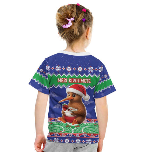 New Zealand Christmas Kid T Shirt Have Yourself A Kiwi-tastic Christmas - Aussie Hoodie