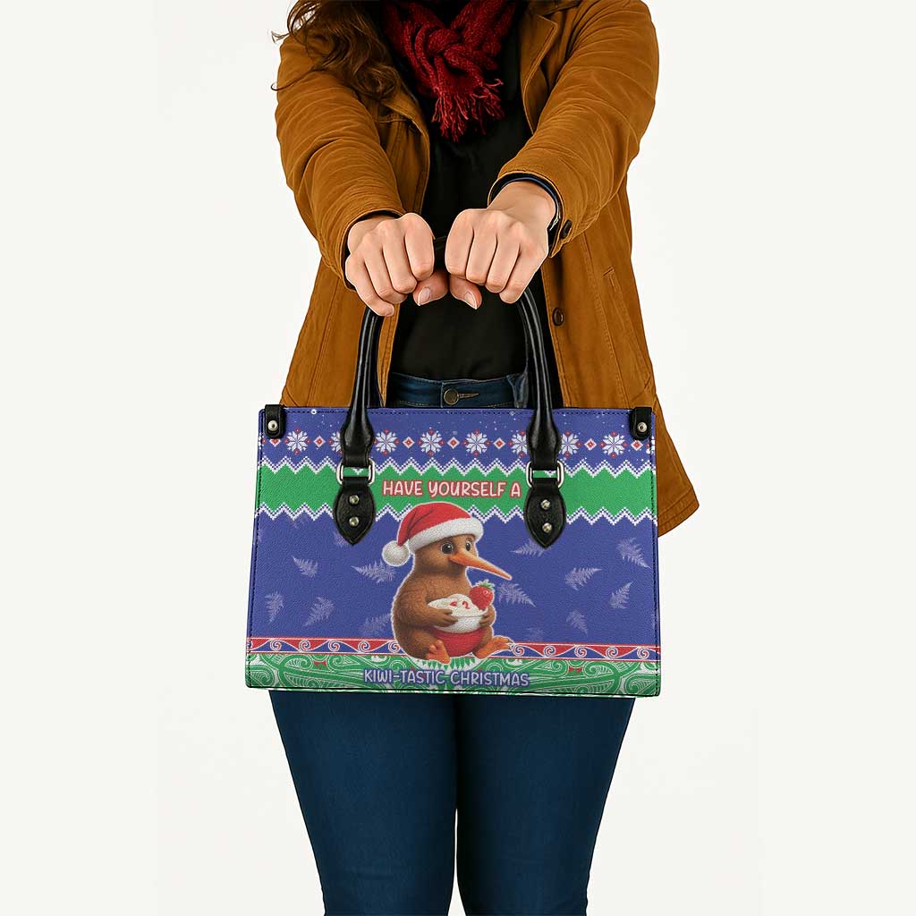 New Zealand Christmas Leather Bag Have Yourself A Kiwi-tastic Christmas - Aussie Hoodie