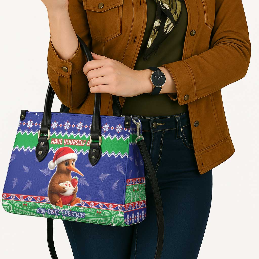 New Zealand Christmas Leather Bag Have Yourself A Kiwi-tastic Christmas - Aussie Hoodie