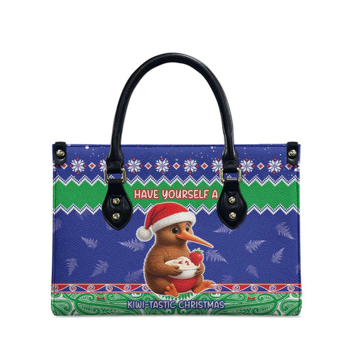 New Zealand Christmas Leather Bag Have Yourself A Kiwi-tastic Christmas - Aussie Hoodie