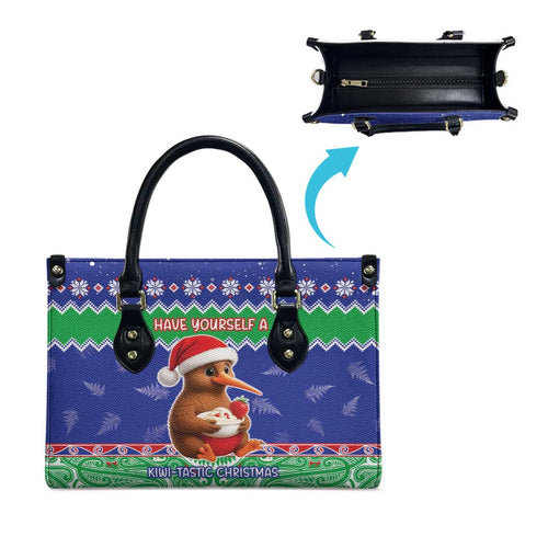 New Zealand Christmas Leather Bag Have Yourself A Kiwi-tastic Christmas - Aussie Hoodie
